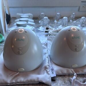 Elvie Double Electric Breast Pump - White